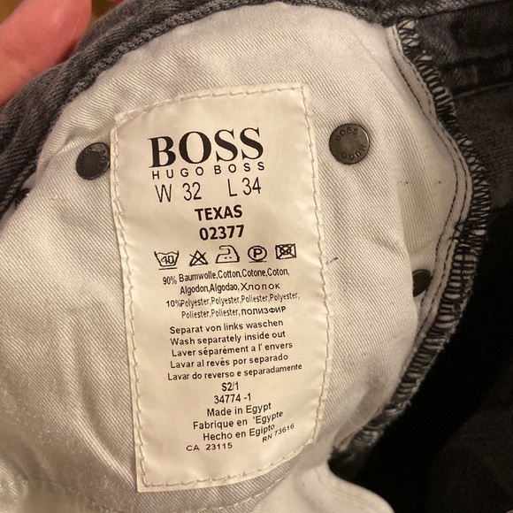 BOSS Hugo Boss Mens straight jeans | TEXAS 02377 | Size 32W 34L - Picture 3 of 11